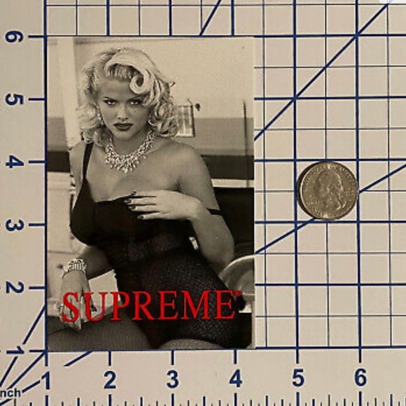 🔥SUPREME RARE LIMITED ANNA NICOLE SMITH STICKER - Picture 3 of 3